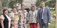 Территориальные общественные самоуправления продолжают поздравлять жителей с Днем города - Администрация г. Барнаул