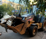В Ленинском районе провели очередную экологическую акцию на месте стихийного рынка по улице Попова (малая)