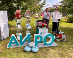 Около 80 оригинальных цветочных композиций представили на праздничной площадке Дня города в Центральном районе Барнаула