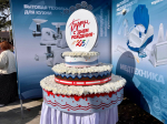Около 80 оригинальных цветочных композиций представили на праздничной площадке Дня города в Центральном районе Барнаула
