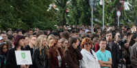 Солнце, улыбки, добрые пожелания: как прошла торжественная линейка в честь Дня знаний в АлтГУ - АлтГУ