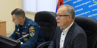 Совещание с руководителями муниципалитетов провели заместитель Председателя Правительства региона Игорь Степаненко и начальник ГУ МЧС России по Алтайскому краю Александр Макаров - Администрация Алтайского края