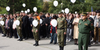 Сотни студентов и преподавателей приняли участие в митинге, посвященном Дню солидарности в борьбе с терроризмом - АлтГТУ им. И.И. Ползунова