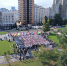 Торжественная линейка в Алтайском государственном медицинском университете: с высоты птичьего полёта - АГМУ