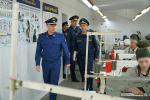 Также Антон Андреевич осмотрел пост видеоконтроля, столовую, помещения для нарушителей и швейное производство