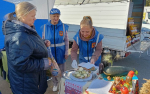 В Ленинском районе на пл.Народной прошла продовольственная ярмарка