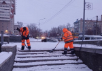 Уборка снега в Барнауле