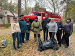 Противопожарный субботник прошел на пригородной территории Индустриального района