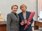 Главный специалист аппарата БГД награждена знаком «Отличник муниципальной службы города Барнаула»