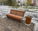 В Октябрьском районе прошла приёмка работ по инициативному проекту «Зеленая аллея»
