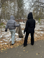 В Ленинском районе состоялся очередной противопожарный субботник