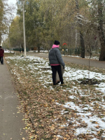 В Ленинском районе состоялся очередной противопожарный субботник