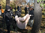 Вячеслав Франк и Галина Буевич приняли участие в общегородском субботнике