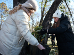 Вячеслав Франк и Галина Буевич приняли участие в общегородском субботнике