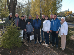 Вячеслав Франк и Галина Буевич приняли участие в общегородском субботнике