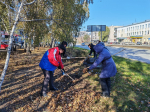 В Железнодорожном районе прошел общегородской субботник