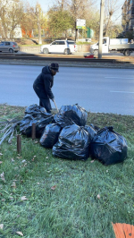 В Железнодорожном районе прошел общегородской субботник