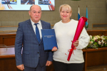 В администрации Барнаула состоялось награждение работников дорожного хозяйства и транспорта
