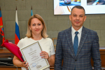 В администрации Барнаула состоялось награждение работников дорожного хозяйства и транспорта