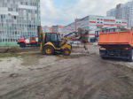 В Барнауле провели противопожарные субботники