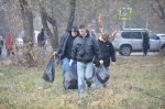 Во всех районах Барнаула на последней неделе октября провели противопожарные субботники