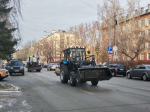 На территории района за ночь использовано 138 тонн противогололедных материалов