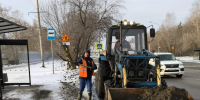 В Барнауле дорожными и коммунальными службами ведется работа по устранению гололёда - Администрация г. Барнаул