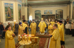 Архиерейское богослужение в канун Недели 23-й по Пятидесятнице