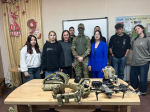В Славгороде участник специальной военной операции пообщался с подростками
