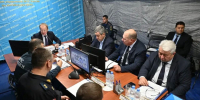 Губернатор Алтайского провел командно-штабные учения по оказанию помощи населению на дорогах в зимний период - Администрация г. Барнаул