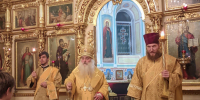 Архиерейское богослужение в канун Недели 24-й по Пятидесятнице - Алтайская митрополия