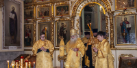 Архиерейское богослужение в канун Недели 25-й по Пятидесятнице - Алтайская митрополия
