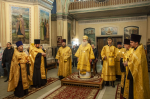 Архиерейское богослужение в канун Недели 25-й по Пятидесятнице
