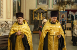 Архиерейское богослужение в канун Недели 25-й по Пятидесятнице