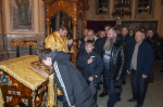Архиерейское богослужение в канун Недели 25-й по Пятидесятнице