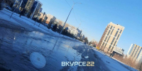 Потоп на улице Взлетной
Фото: Telegram-канал "В курсе 22" - ИА Амител