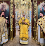 В Неделю 25-ю по Пятидесятнице архипастырь возглавил Литургию в храме  св. вмч. Георгия Победоносца г. Новоалтайска.