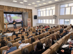 Творческий номер перед диктантом.Фото предоставлено АКО ВОО РГО