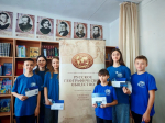 Площадка диктанта в межпоселенческой модельной библиотеке им. Р. М. Попова села Троицкое. Фото АКО РГО.
