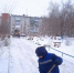 В Индустриальном районе продолжается работа по очистке территории от снега - Администрация г. Барнаул