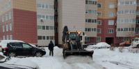Улицы Ленинского района продолжают очищать от снега - Администрация г. Барнаул