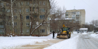 Снегоуборочные работы продолжаются в Ленинском районе - Администрация г. Барнаул