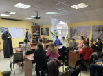 В Никольском храме прошла встреча с ассистентом кафедры философии и политологии АлтГУ
