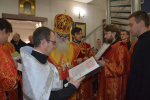 В день памяти великомученицы Варвары митрополит Сергий совершил Литургию в в ЗАТО Сибирский