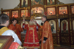 В день памяти великомученицы Варвары митрополит Сергий совершил Литургию в в ЗАТО Сибирский