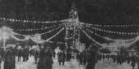 Елка на площади Свободы на Новый 1983 год / Фото: "Алтайская правда", номер от 5 января 1983 года - ИА Амител