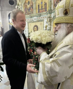 В праздник Рождества Губернатор Алтайского края Виктор Томенко встретился с митрополитом Барнаульским и Алтайским Сергием