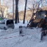 В Октябрьском районе продолжается очистка дворов и кровель от снега и наледи - Администрация г. Барнаул
