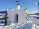 В Барнауле продолжается подготовка к христианскому празднику Крещение Господне