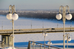 Мороз. Погода. Зима. Нагорный парк.